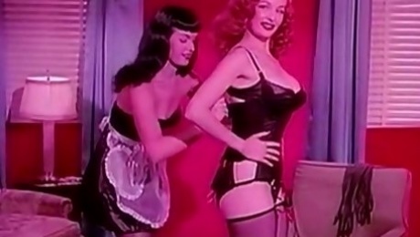 Bettie Page and Tempest Storm (1950s Vintage)