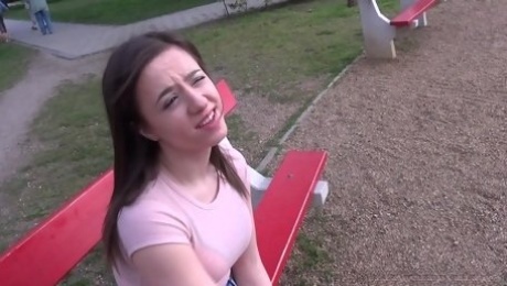 Amateur girl Gabriella Lati picked up and fucked by a stranger