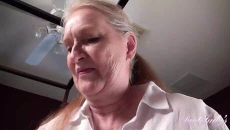 A Morning Treat From Your 61yo Busty Mature Stepmom Maggie