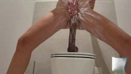 explosion squirt after toilet BBC ride