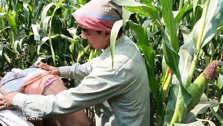 Indian Threesome Gay - A farm laborer and a farmer who employs the laborer have sex in a corn field - Gay Movie In Hindi voice