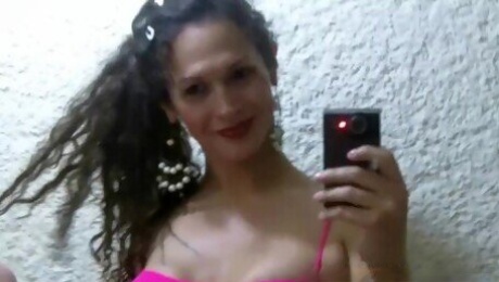 Crazy times in Cancun pissing on the toilet, dancing outdoors and being sissy trying out outfits