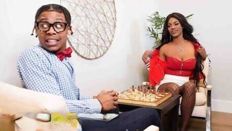 Brazzers - A Game Of Strip Chess Between Roommates Jordy Love & Lil D Escalates Quickly