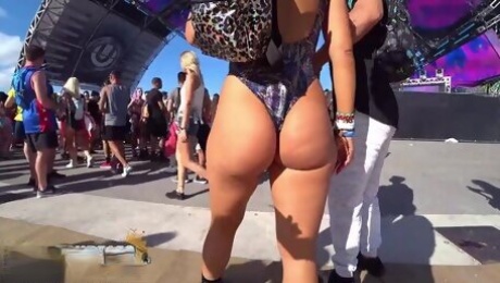 Salacious babes with big butts sensational erotic clip